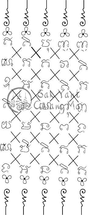 Yant Grao Paetch Diamond ArmourSak Yant Design and Meaning